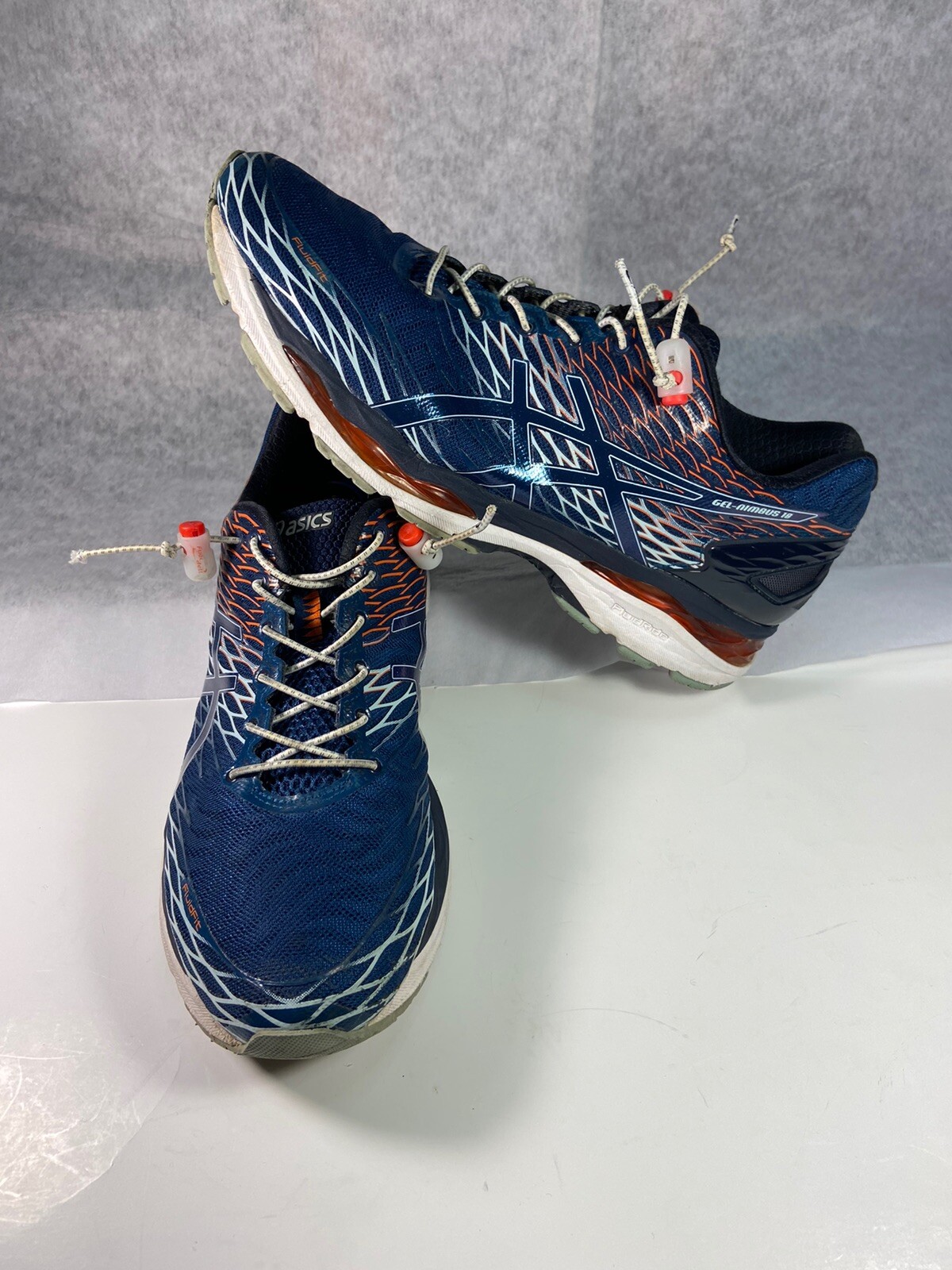 asics gel nimbus 18 mens size 12