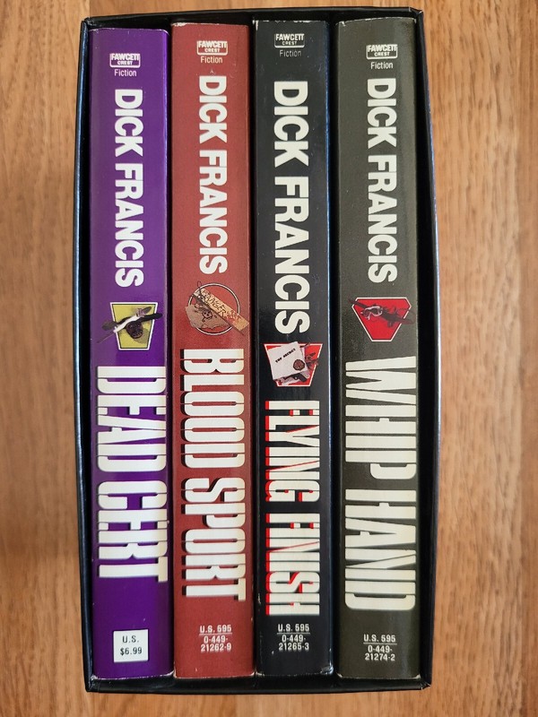 Box set Dick Francis paperback Four Classic Novels of Suspence Dead Cert +++