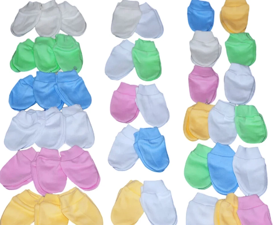 Fäustlinge Kratzfäustlinge 1er 2er 3er Set Baby Handschuhe Erstlingshandschuhe