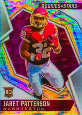 Jaret Patterson RC 2021 Rookies & Stars Silver Pulsar Prizm Holo Rookie Card#184