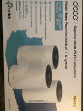 TP-LINK Deco X60 AX3000 Whole Home Mesh Wi-Fi System - 3 TP-LINK Deco X60 AX3000 Whole Home Mesh Wi-Fi System - 3