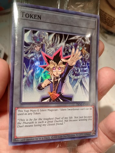 YuGiOh Yugi Muto & Silent Magician Silent Swordsman TKN5-EN005 Anime Token - Picture 3 of 3