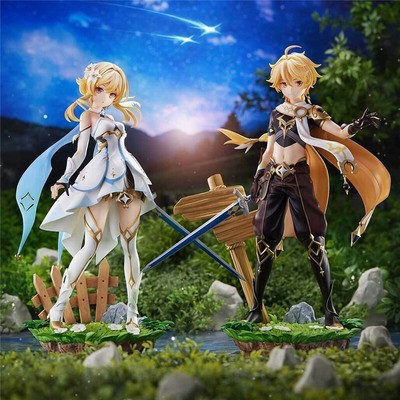 Genshin Impact Official Aether Lumine 1/7 Scale Figure Collection Model Doll Toy