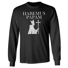 Habemus Papam Pope Leo XIV Prevost Tribute Catholic Long Sleeve Tshirt