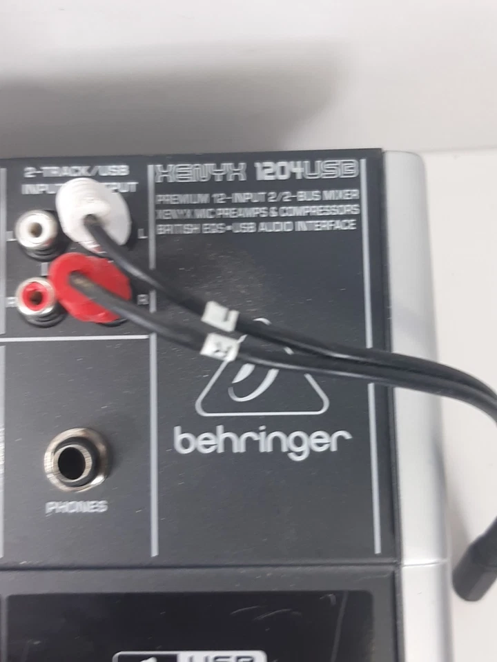 Behringer XENYX-1204USB 12-Channel USB Audio Mixer Untested - Image 2 of 4