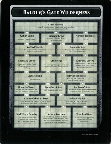 Light Play x 1 Baldur's Gate Wilderness Magic Promos - OVERSIZED - product listing photo