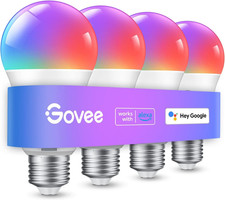 4pc Smart Light Bulbs,Color Changing Light Bulb,Work w/ Alexa Google Assistant