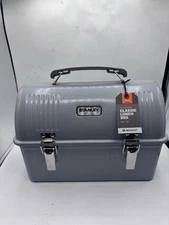 Stanley Classic Steel Lunch Box 10QT 9.4L Metal Lunchbox BPA Free Gray