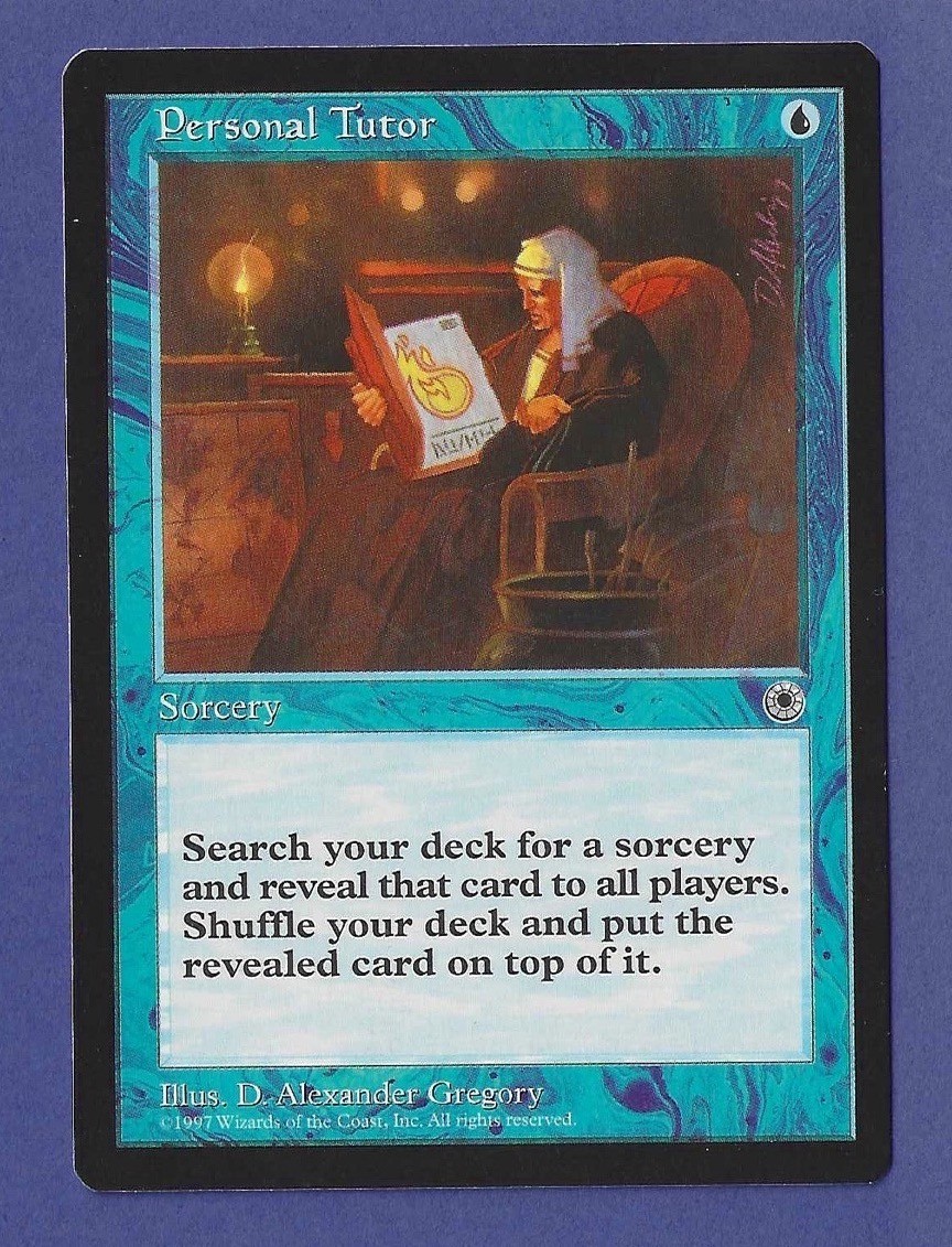 1997 Magic the Gathering - Personal Tutor - Portal MTG