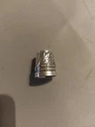 Hallmarked silver Thimble Halley's Comet DWK Donald W Kendall Silver Thimble