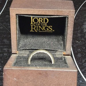 Lord of the Rings Replica 1 Ring-Sterling Silver 925-NLP TN-NO COA See Pics 4 SZ