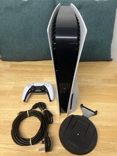 Sony PlayStation 5 825GB Disc Edition Console with Controller, Cables, And Stand