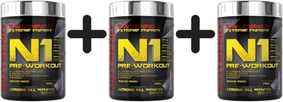 3 x Nutrend N1 Pre-Workout, Blackcurrant - 510g (65,33 EUR/kg)