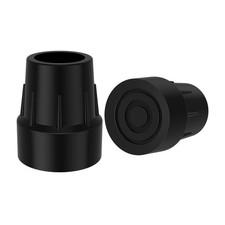 Rubber Cane Tips 1 inch, Heavy Duty 1" Walking Canes and Sticks Replacement T