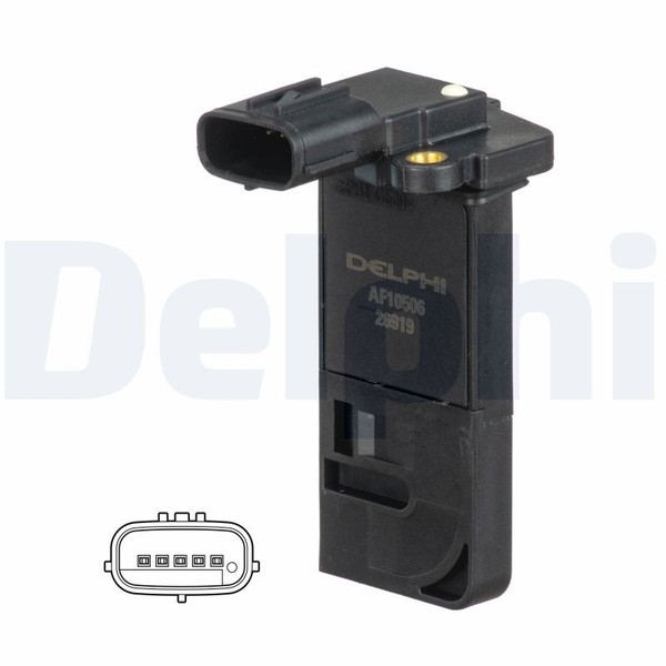 1X Delphi AF10506-12B1 Luftmassenmesser FüR Subaru-image