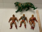 Vintage MOTU He-Man Action Figure Comic Lot Mattel 1980s Masters of the Universe