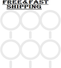 6 Pack Universal Metal Rings Sticker Compatible with Magsafe Magnetic Wireless C