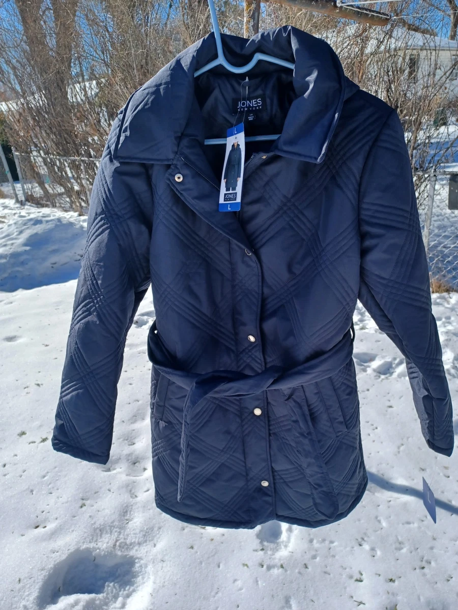 Veste Ceinturée Légère Métallisée Jones New York – Neuve Avec étiquettes, Taille M
