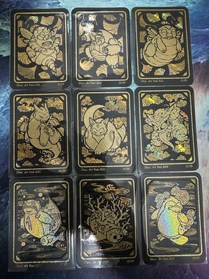 Pokai Gaku Golden Slumber Complete Set Of 9 Fan Art Custom Cards By Art Yeuh