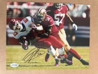 Patrick Willis signed SAN FRANCISCO 49ERS 8 X 10 photo      JSA COA   HOF'ER