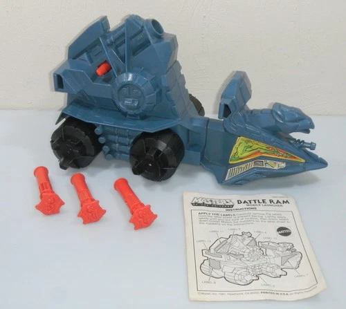 100% Complete 1981 Battle Ram Instructions MOTU Masters of the Universe Vintage