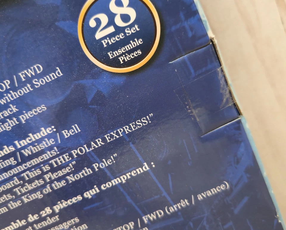 Lionel The Polar Express 20th Anniversary Battery Operated 28 Pc Train Set - Image 3 of 4