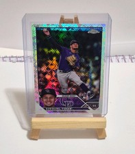 2023 Topps Chrome  Logofractor Ezequiel Tovar RC Colorado Rockies #106