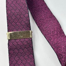 Maroon Made in England Leather Gold Brass Hardware Red Black Ribbon