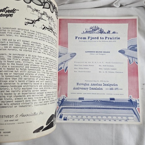 From Fjord to Prairie : Norwegian American Immigration 1825-1975 History Book - Foto 4 di 9
