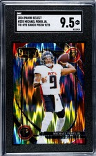 2024 Select Michael Penix JR. #235 Tie Dye Prizm #9/25 (JERSEY MATCH) SGC 9.5