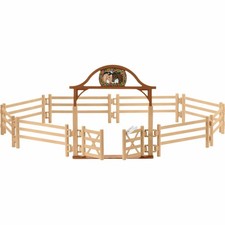 Schleich Horse Club Pferdekoppel mit Eingangstor Koppel Pferd Zubehör ab 5 Jahre