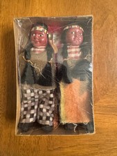 Vintage pair of Skookum dolls, which are collectible, Native American dolls