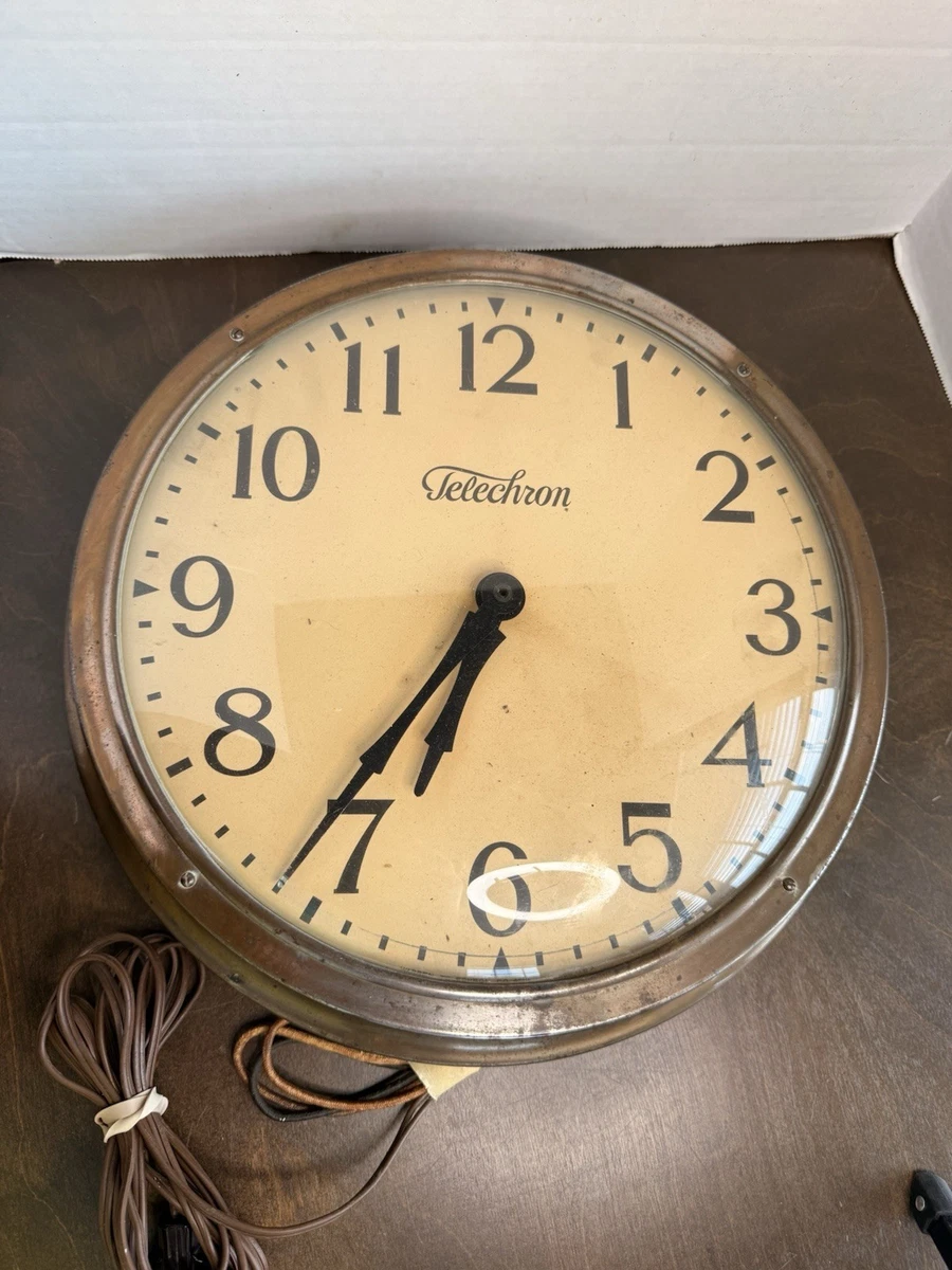 Telechron Wall Clocks 1930-69 | eBay