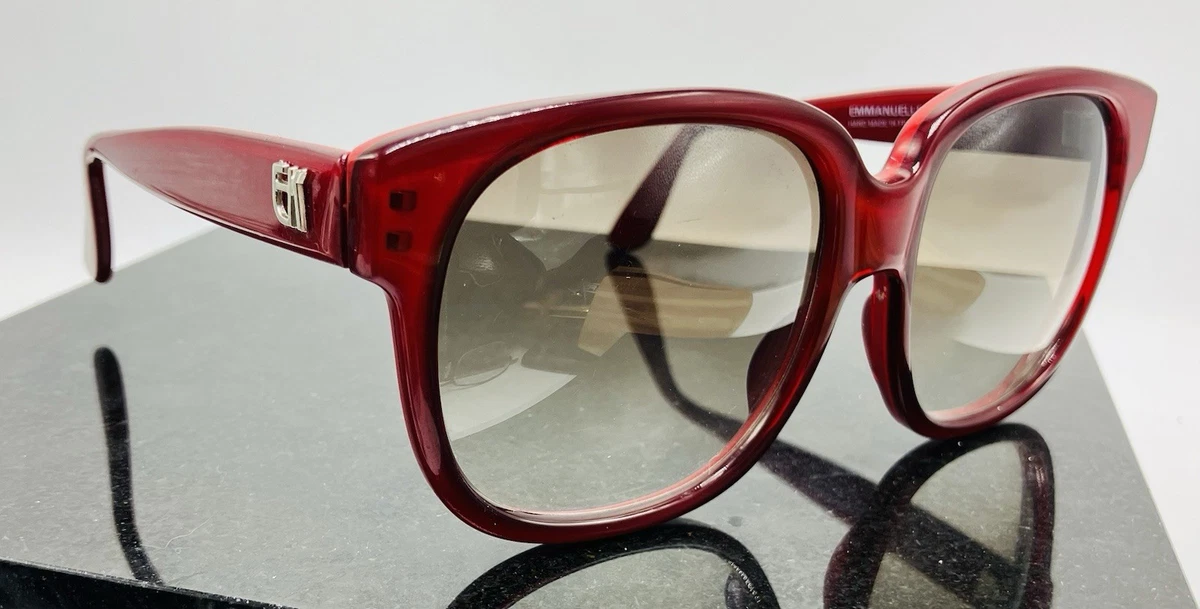 EMMANUELLE KHANH Original 1980s Vintage Sunglasses for sale  display picture 2