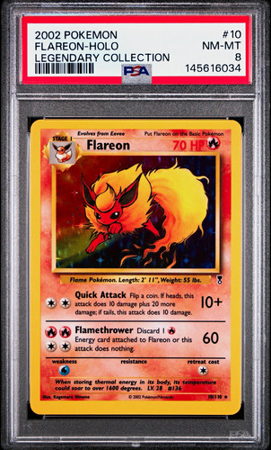 Flareon graded PSA 8 for sale on eBay