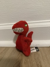 Neopets Mcdonalds Red Grarrl T-Rex Dinosaur Mini Stuffed Animal Plush Toy 2004