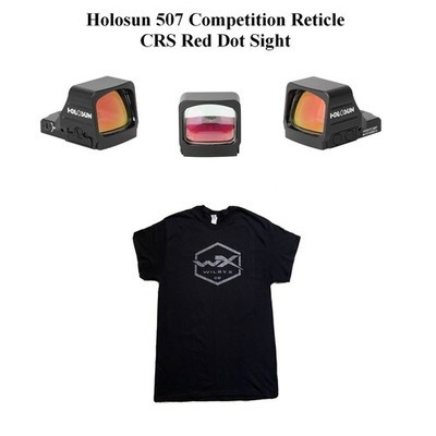 Holosun 507 Competition Reticle CRS Red Dot Sight w/ FREE SHIRT - HS507COMP