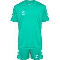 Hummel Kinder Trikot Set Weiß GrüN GrößE 164 Jungen MäDchen Sportbekleidung