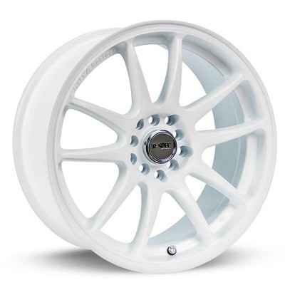 One 17 inch Satin White Alloy Wheel Rim for Mitsubishi 5x100 D7XY Aftermarket 5L