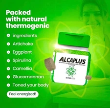 ALCAPLUS  / NATURAL DETOX FOR MEN & WOMEN /ADELGAZANTE