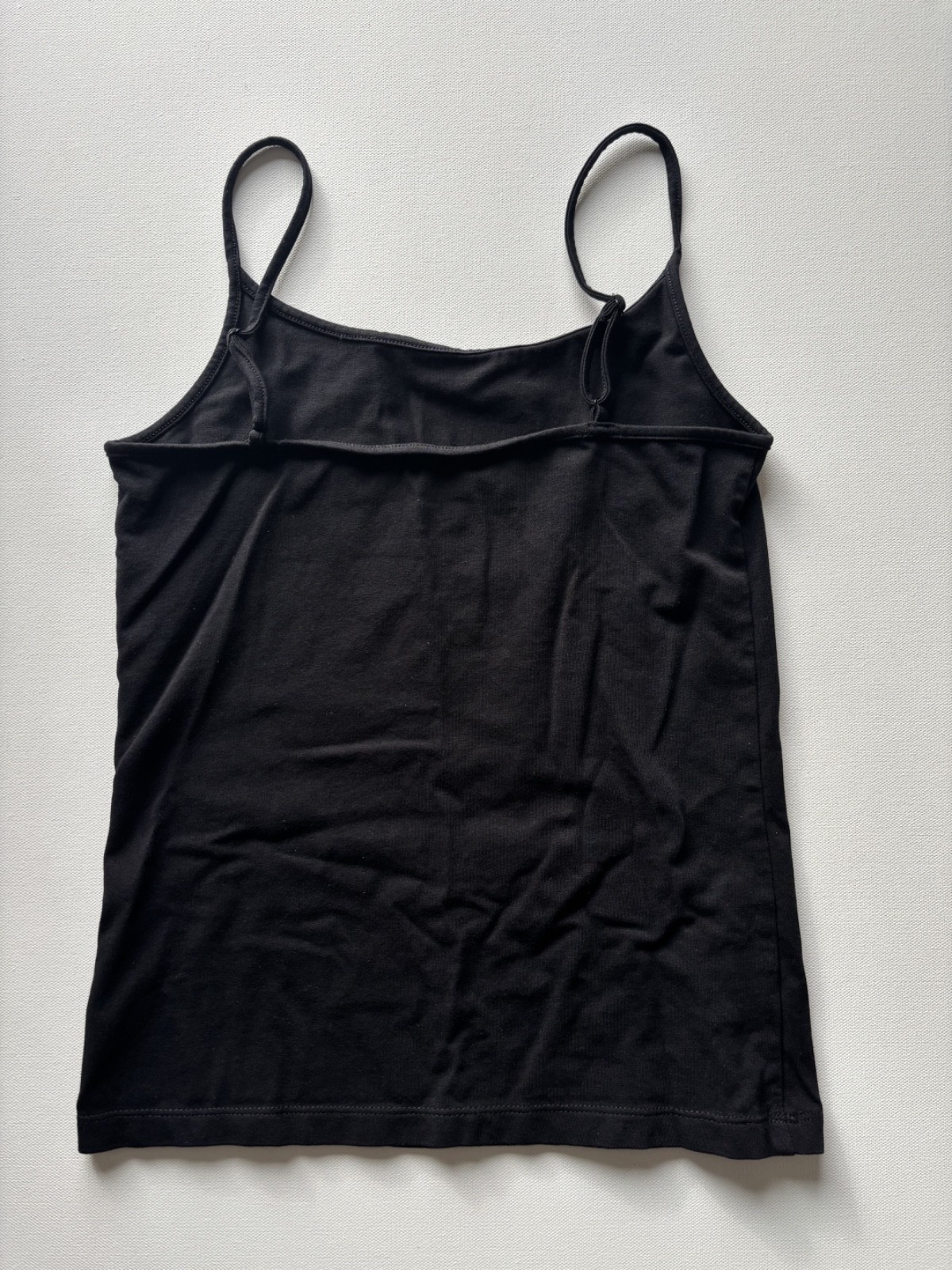 Gap Closeknit Basic Cami Adjustable Black Size Sm… - image 8