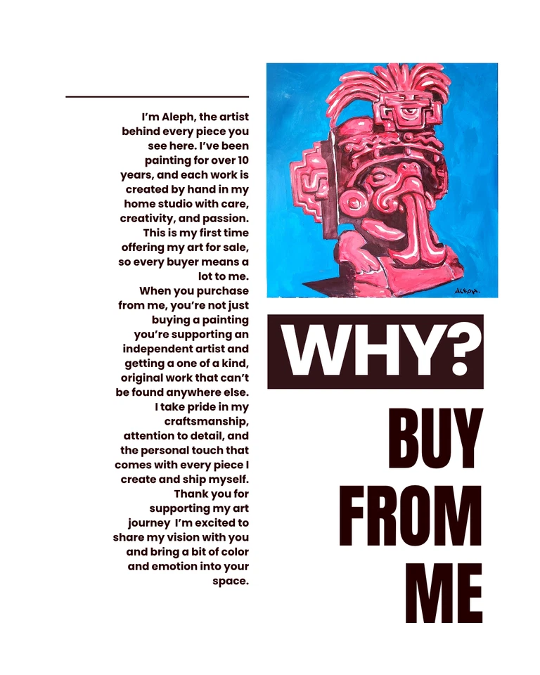 Arte Original Flores Sueltas 14x11 Abstracto Expresionista Pintura Original Lienzo Foto 3 de 4