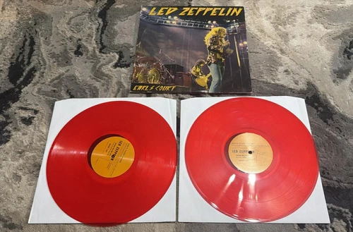led zeppelin Earl’s Court a pressing rare red vinyl