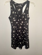 Reformation Ecomove Dress with Skort Black Floral Size Medium