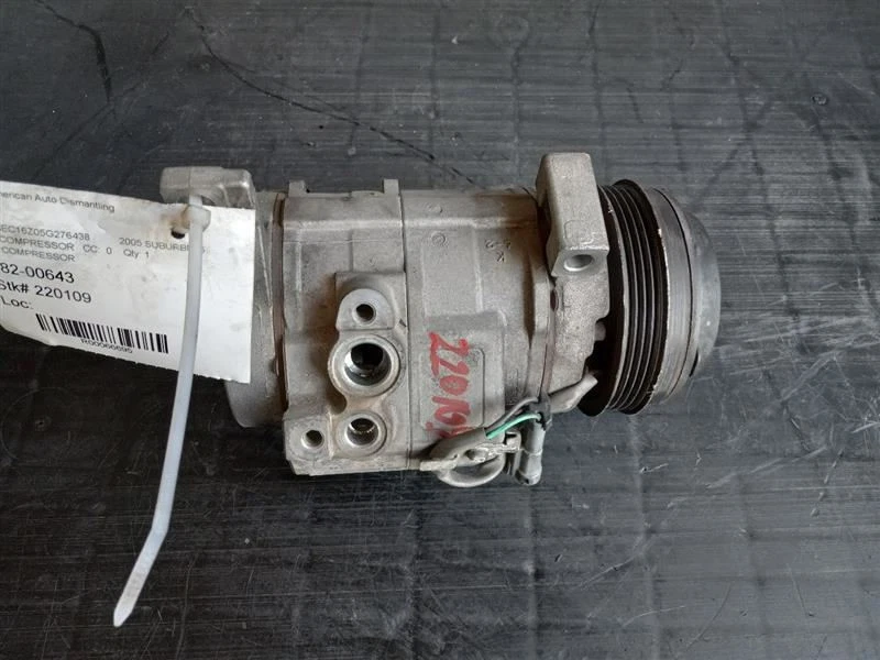 Compresor de aire acondicionado compatible con 03-09 Cadillac Escalade 25891792 Foto 2 de 4