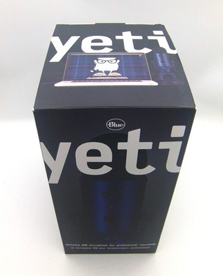 Blue Microphones Yeti Condenser Cardioid USB Mic - Midnight Blue  NEW