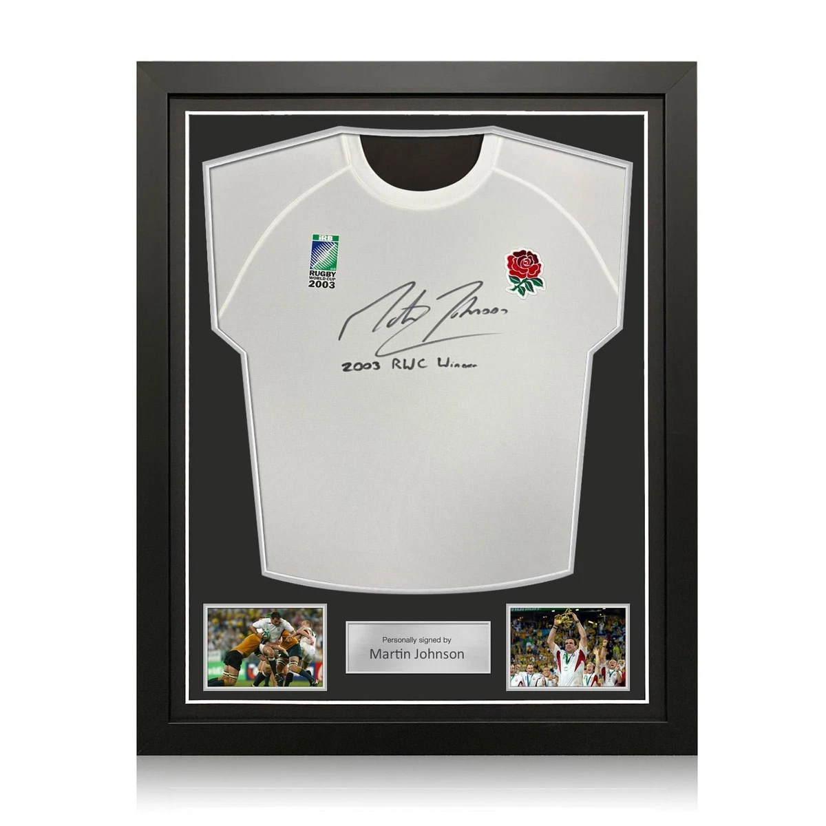 Maillot Rugby Leeds Rhinos Autographié - Blanc ISC Homme XS - Taches (voir Photo)