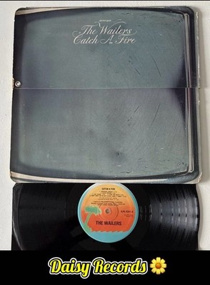 The Wailers - Catch A Fire 2nd 1975 UK Press w/Hinge Intact Zippo Sleeve EX/VG