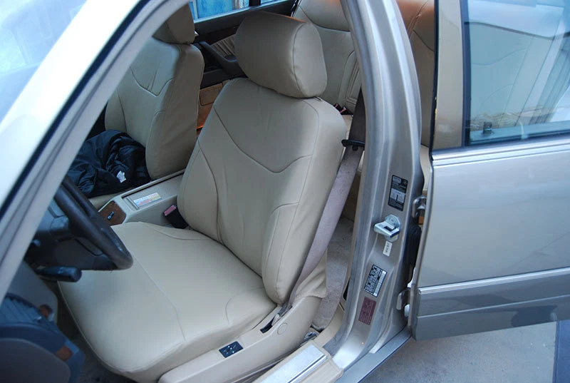 FUNDAS DE ASIENTO IGGEE S. CUERO PERSONALIZADAS PARA MERCEDES BENZ S 500 1999-2005 13 COLORES Foto 3 de 4