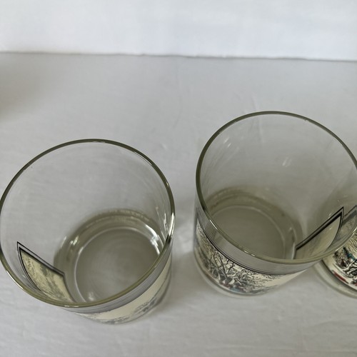 VTG Currier & Ives Arby's Collector Rocks Glasses 1978 Set of 4 Holiday Winter - Picture 6 of 7